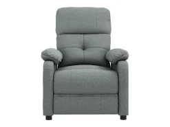 Poltrona Reclinável | Poltrona Confortável Relax tecido cinzento-escuro SHL92694
