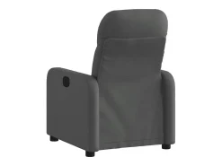 Poltrona Reclinável | Poltrona Confortável Relax tecido cinzento-escuro SHL452413