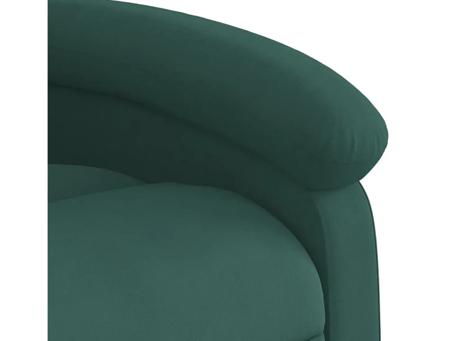 Poltrona Reclinável | Poltrona Confortável Relax veludo verde-escuro SHL649266