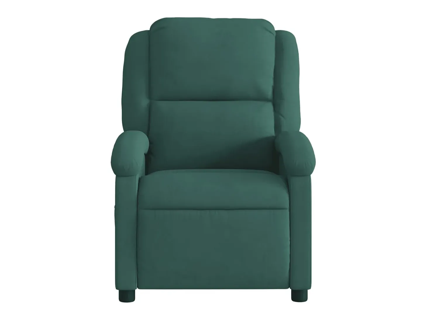 Poltrona Reclinável | Poltrona Confortável Relax veludo verde-escuro SHL649266