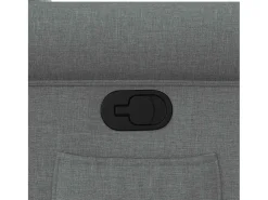 Poltrona Reclinável | Poltrona Confortável Relax tecido cinzento-escuro SHL548152
