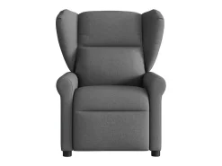 Poltrona Reclinável | Poltrona Confortável Relax tecido cinzento-escuro SHL548152