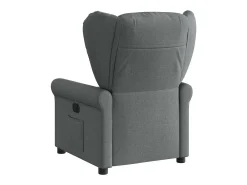 Poltrona Reclinável | Poltrona Confortável Relax tecido cinzento-escuro SHL548152