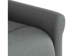 Poltrona Reclinável | Poltrona Confortável Relax tecido cinzento-escuro SHL548152