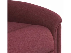 Poltrona Reclinável | Poltrona Confortável Relax tecido vermelho tinto SHL485164