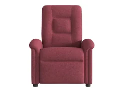 Poltrona Reclinável | Poltrona Confortável Relax tecido vermelho tinto SHL485164