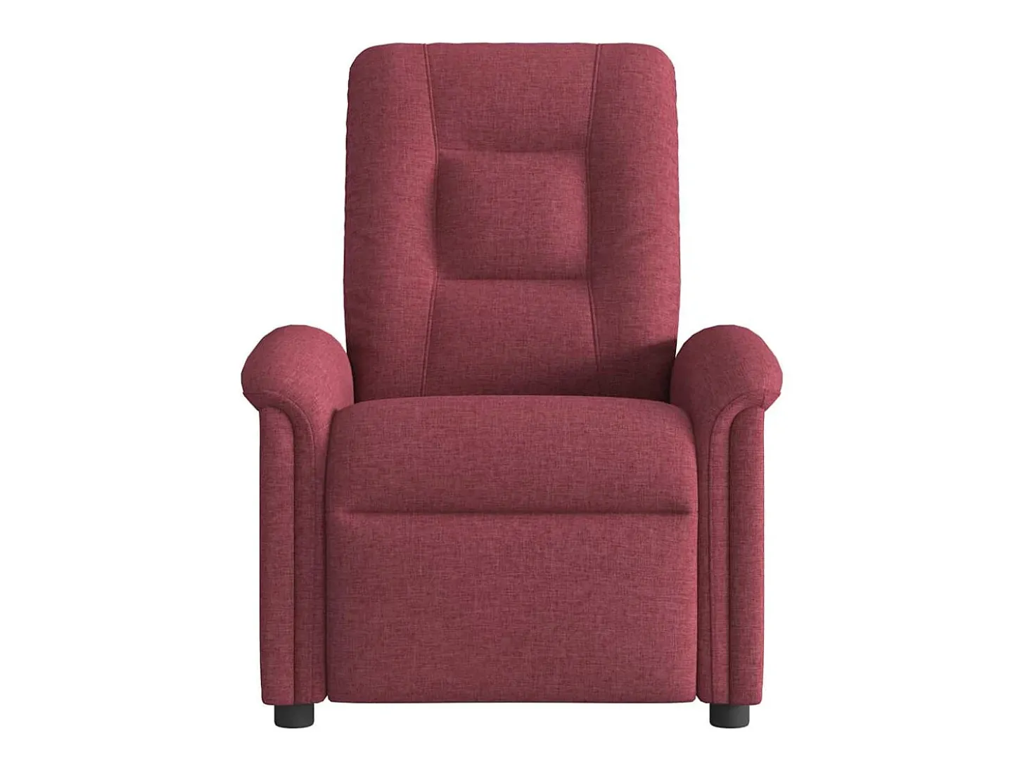 Poltrona Reclinável | Poltrona Confortável Relax tecido vermelho tinto SHL485164
