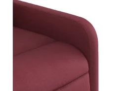 Poltrona Reclinável | Poltrona Confortável Relax tecido vermelho tinto SHL854943