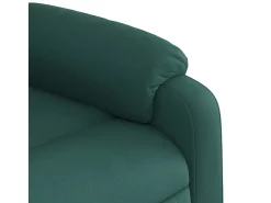 Poltrona Reclinável | Poltrona Confortável Relax tecido verde-escuro SHL921694