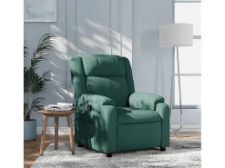 Poltrona Reclinável | Poltrona Confortável Relax tecido verde-escuro SHL921694
