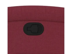 Poltrona Reclinável | Poltrona Confortável Relax tecido vermelho tinto SHL958707