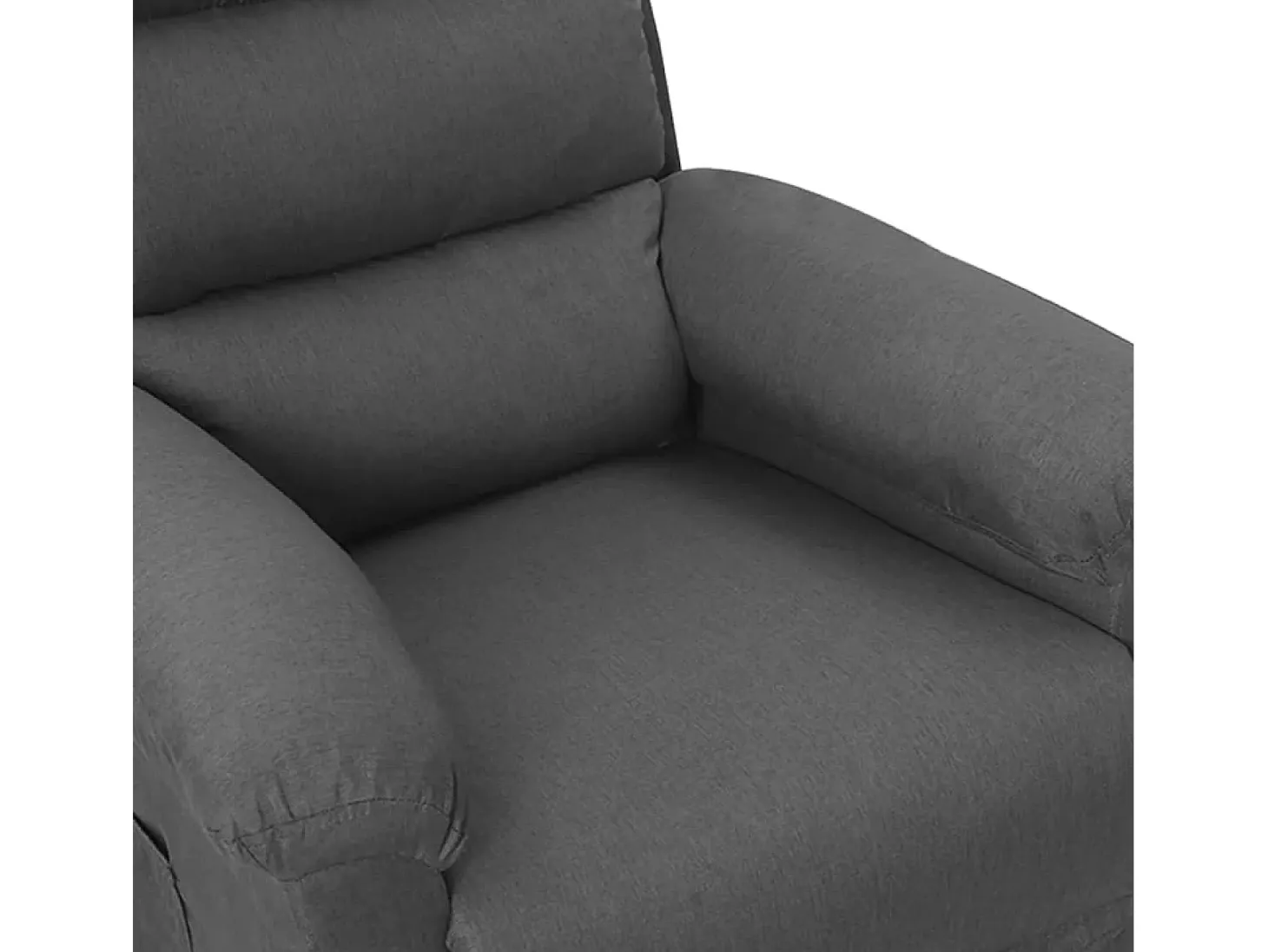 Poltrona Reclinável | Poltrona Confortável Relax tecido cinzento-escuro SHL102784