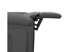 Poltrona Reclinável | Poltrona Confortável Relax tecido cinzento-escuro SHL102784