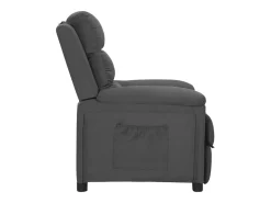 Poltrona Reclinável | Poltrona Confortável Relax tecido cinzento-escuro SHL102784