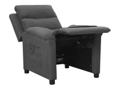 Poltrona Reclinável | Poltrona Confortável Relax tecido cinzento-escuro SHL102784