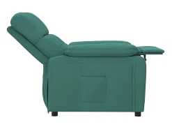 Poltrona Reclinável | Poltrona Confortável Relax tecido verde-escuro SHL554524