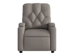 Poltrona Reclinável | Poltrona Confortável Relax tecido cinzento-acastanhado SHL290274