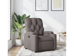 Poltrona Reclinável | Poltrona Confortável Relax tecido cinzento-acastanhado SHL290274