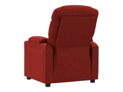 Poltrona Reclinável | Poltrona Confortável Relax tecido vermelho tinto SHL773778