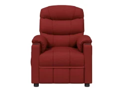 Poltrona Reclinável | Poltrona Confortável Relax tecido vermelho tinto SHL773778