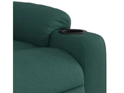Poltrona Reclinável | Poltrona Confortável Relax tecido verde-escuro SHL553306