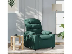 Poltrona Reclinável | Poltrona Confortável Relax tecido verde-escuro SHL553306
