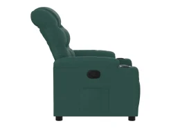 Poltrona Reclinável | Poltrona Confortável Relax tecido verde-escuro SHL553306