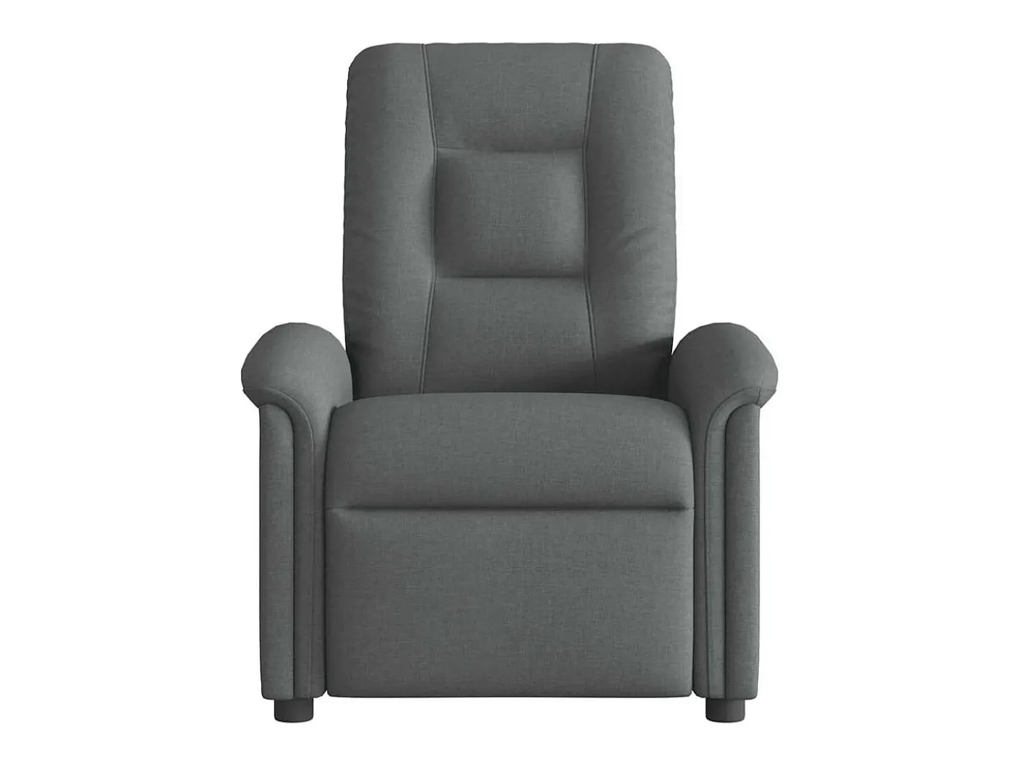 Poltrona Reclinável | Poltrona Confortável Relax tecido cinzento-escuro SHL249459