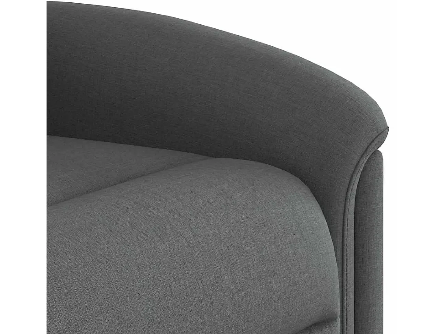 Poltrona Reclinável | Poltrona Confortável Relax tecido cinzento-escuro SHL249459