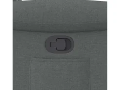 Poltrona Reclinável | Poltrona Confortável Relax tecido cinzento-escuro SHL249459