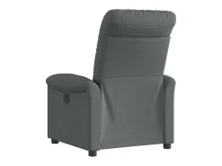 Poltrona Reclinável | Poltrona Confortável Relax tecido cinzento-escuro SHL249459