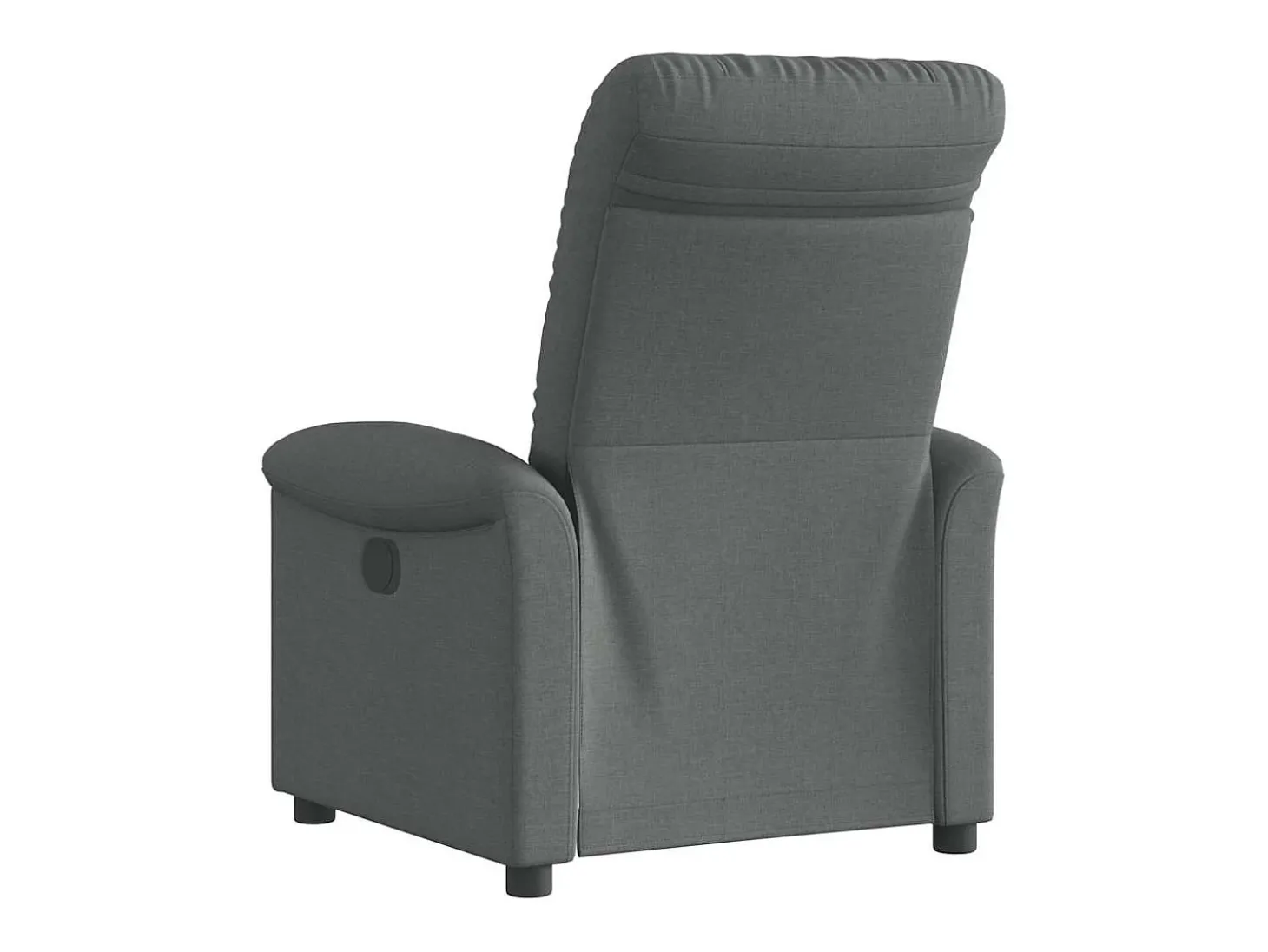 Poltrona Reclinável | Poltrona Confortável Relax tecido cinzento-escuro SHL249459