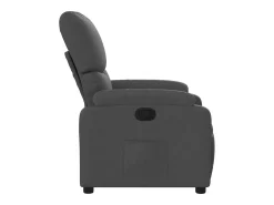 Poltrona Reclinável | Poltrona Confortável Relax tecido cinzento-escuro SHL275524