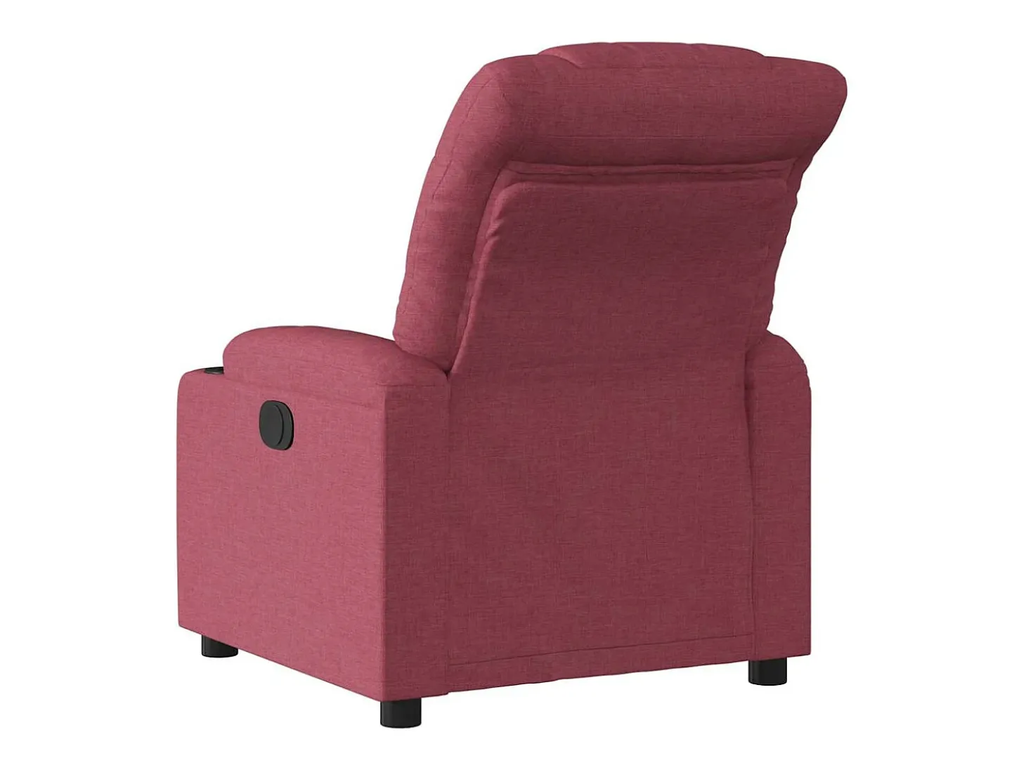 Poltrona Reclinável | Poltrona Confortável Relax tecido vermelho tinto SHL242306