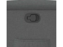 Poltrona Reclinável | Poltrona Confortável Relax tecido cinzento-escuro SHL27671