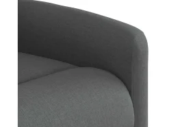 Poltrona Reclinável | Poltrona Confortável Relax tecido cinzento-escuro SHL27671