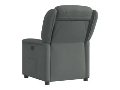 Poltrona Reclinável | Poltrona Confortável Relax tecido cinzento-escuro SHL27671