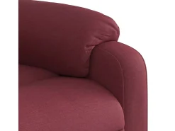 Poltrona Reclinável | Poltrona Confortável Relax tecido vermelho tinto SHL905744