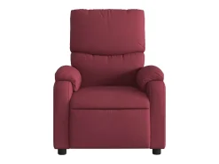 Poltrona Reclinável | Poltrona Confortável Relax tecido vermelho tinto SHL905744