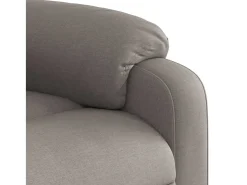 Poltrona Reclinável | Poltrona Confortável Relax tecido cinzento-acastanhado SHL12937