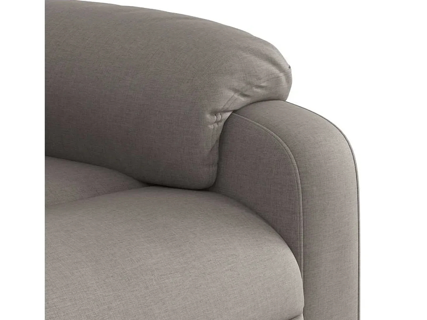 Poltrona Reclinável | Poltrona Confortável Relax tecido cinzento-acastanhado SHL12937