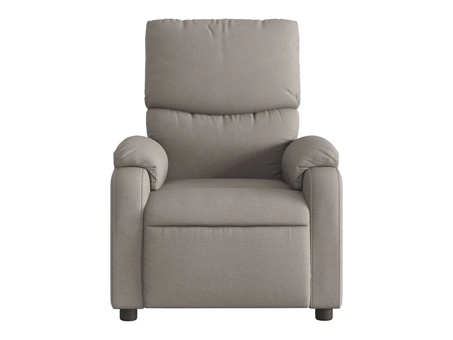 Poltrona Reclinável | Poltrona Confortável Relax tecido cinzento-acastanhado SHL12937