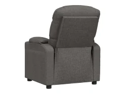Poltrona Reclinável | Poltrona Confortável Relax tecido cinzento-escuro SHL668553