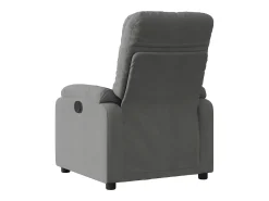 Poltrona Reclinável | Poltrona Confortável Relax tecido de microfibra cinza-escuro SHL600496