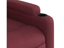 Poltrona Reclinável | Poltrona Confortável Relax tecido vermelho tinto SHL201083