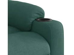 Poltrona Reclinável | Poltrona Confortável Relax tecido verde-escuro SHL927029