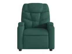 Poltrona Reclinável | Poltrona Confortável Relax tecido verde-escuro SHL57641