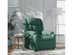 Poltrona Reclinável | Poltrona Confortável Relax tecido verde-escuro SHL179233