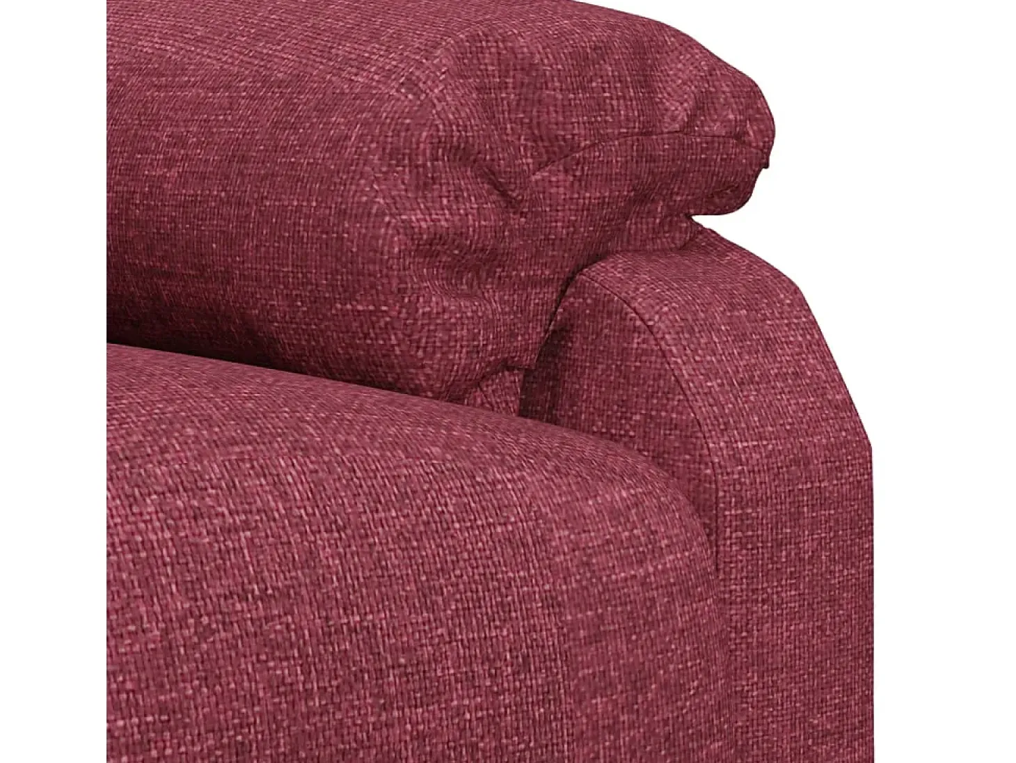 Poltrona Reclinável | Poltrona Confortável Relax tecido vermelho tinto SHL170936