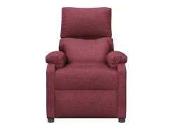 Poltrona Reclinável | Poltrona Confortável Relax tecido vermelho tinto SHL170936
